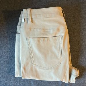 Lululemon khaki pants slim 28 waist by 32 inseam